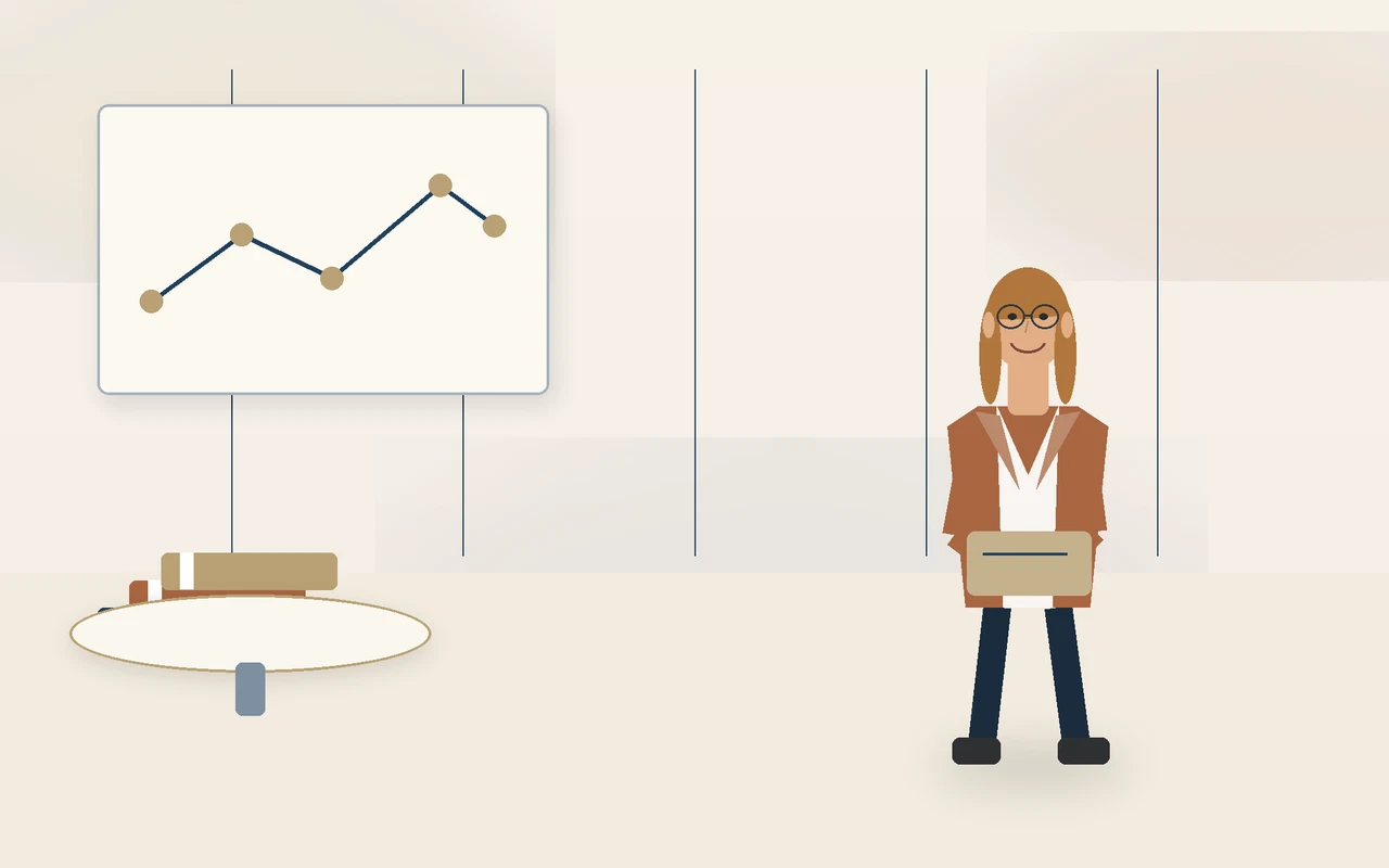 Symbolische Arbeitssituation bei der Vorbereitung eines Immobilientermins für firmenchef.at.